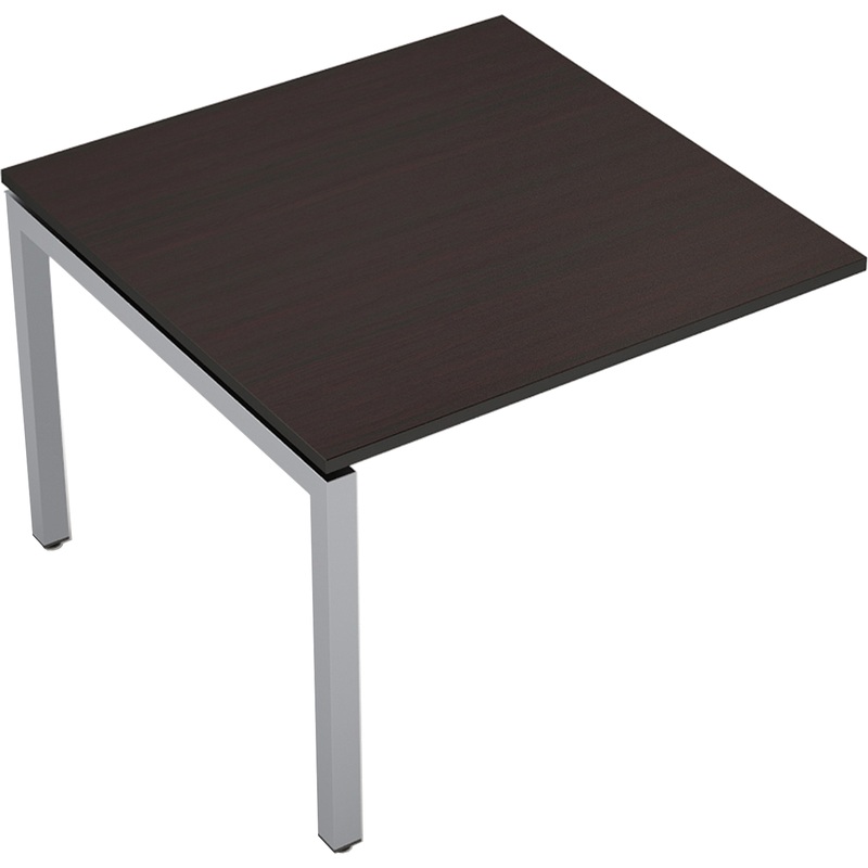 Изображение товара Элемент стола для переговоров Avance 6МПК 501 венге/алюминий матовый 1000х1000х750 мм