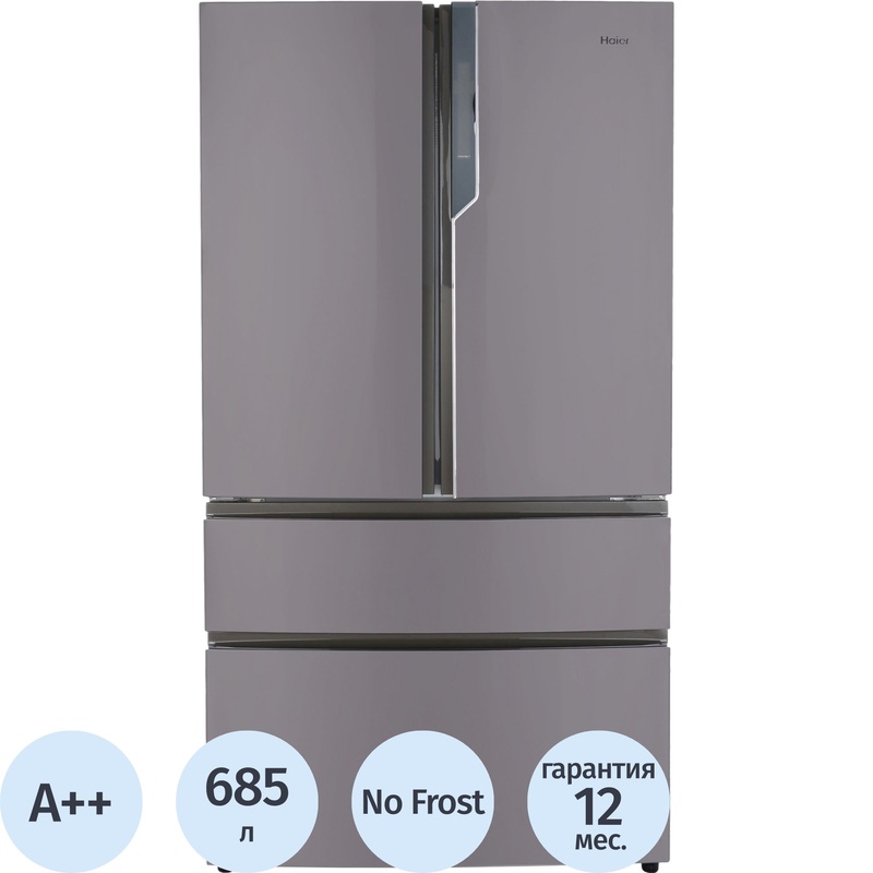 Изображение товара Холодильник трёхкамерный Haier HB 25 FSSAAARU серебристый
