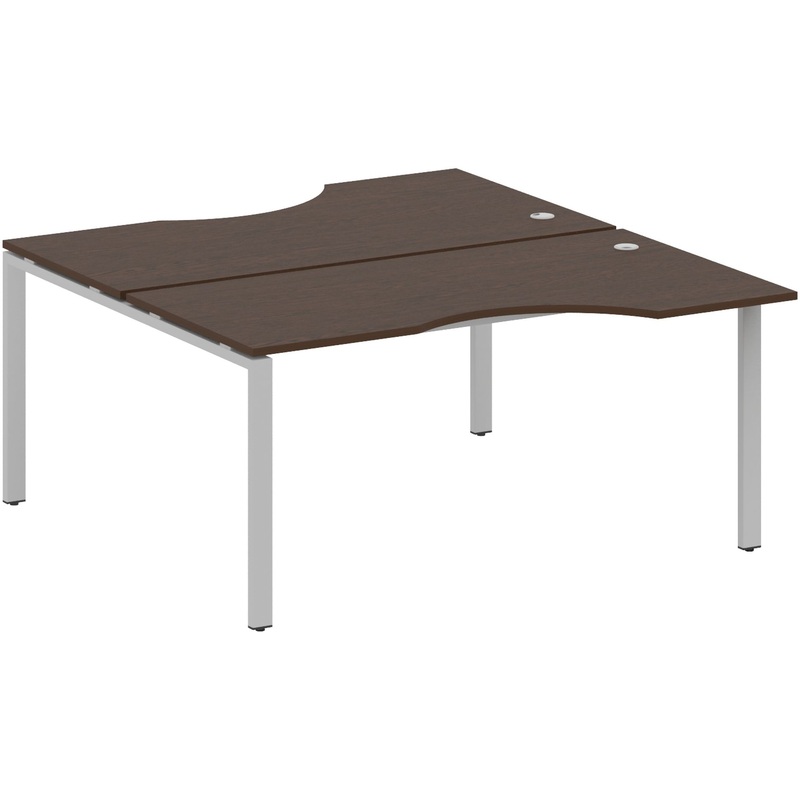 Изображение товара Рабочая станция Metal System Style БП.РАС-СА-2.1 (венге цаво/серый, 1600x1835x750 мм)