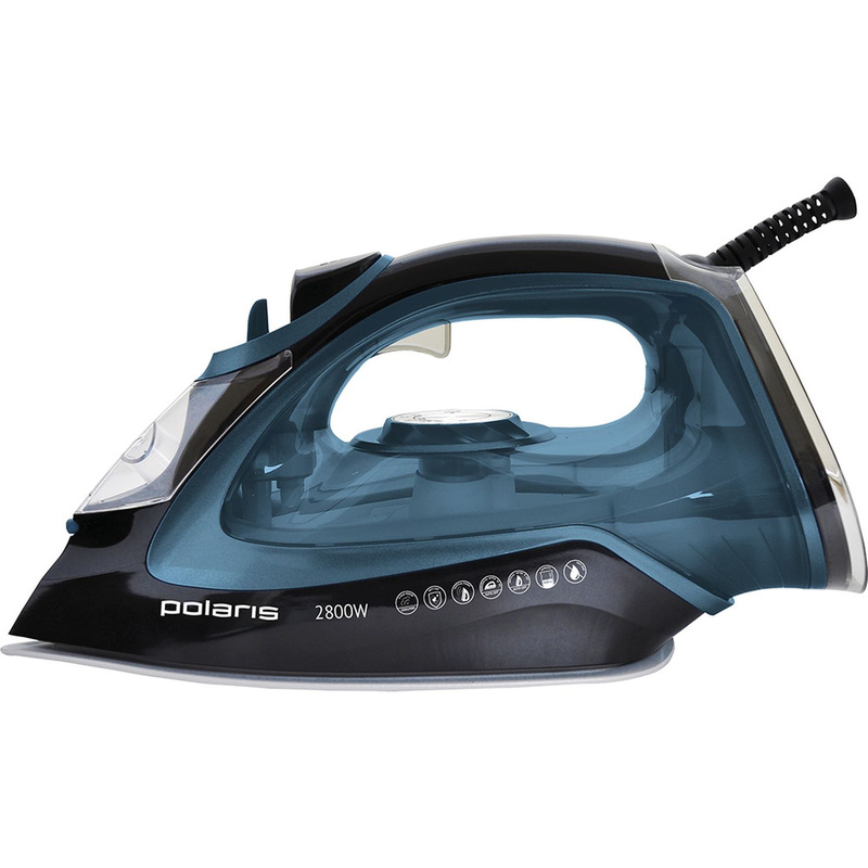Изображение товара Утюг Polaris PIR 2821AK бирюзовый с функциями отпаривания и самоочистки