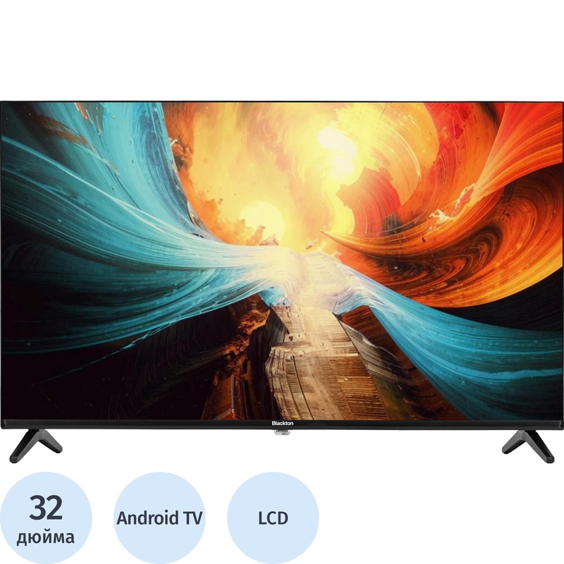 Изображение товара Телевизор 32 Blackton Bt 32FS04B 10142 HD Ready с Android TV, Wi-Fi, USB, HDMI