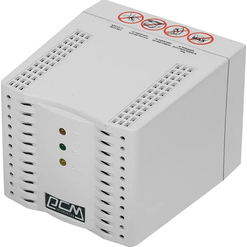 Изображение товара Стабилизатор напряжения Powercom TCA-2000 White с защитой оборудования
