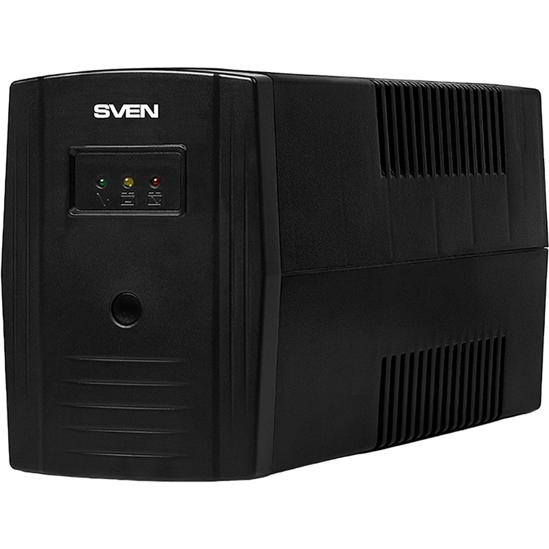 Изображение товара Источник бесперебойного питания Sven Pro 800 с батареей, 800 ВА, защита от перенапряжений