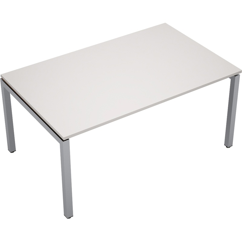 Изображение товара Стол для переговоров Avance 6МП.501 белый алюминий матовый 1000х1000х750 мм