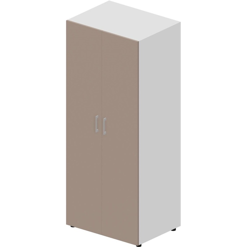 Изображение товара Шкаф для одежды Strike OMHD860BLTR белый тортора 800х600х1950 мм