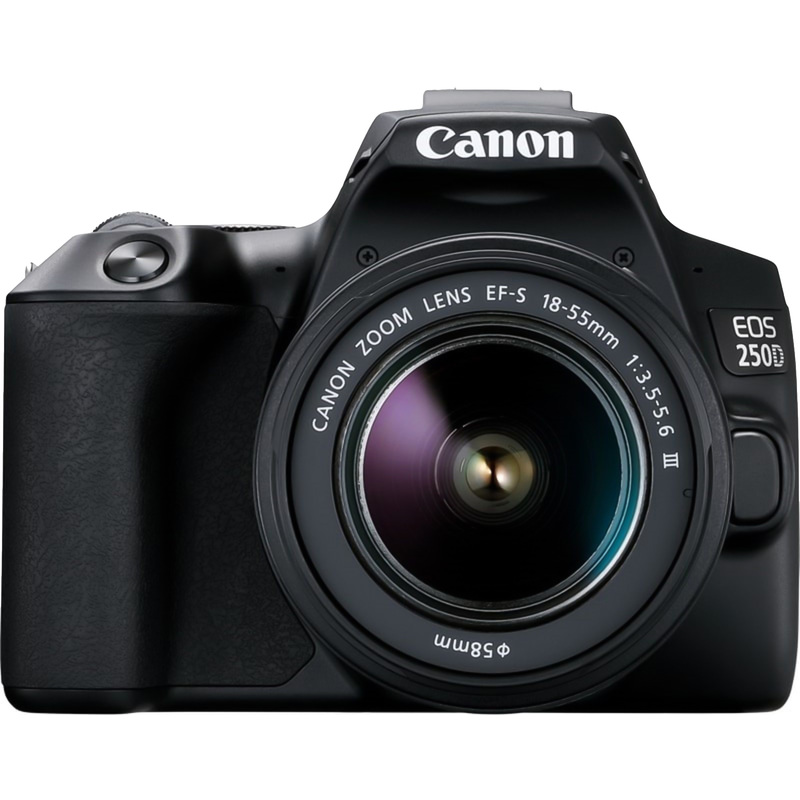 Изображение товара Зеркальный фотоаппарат Canon EOS 250D Kit + объектив EF-S 18-55mm