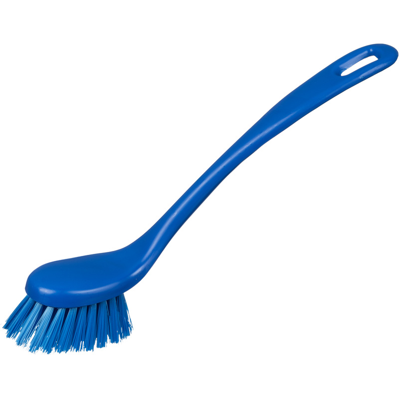 Изображение товара Щётка для мытья посуды FBK средней жёсткости 225x35 мм синяя