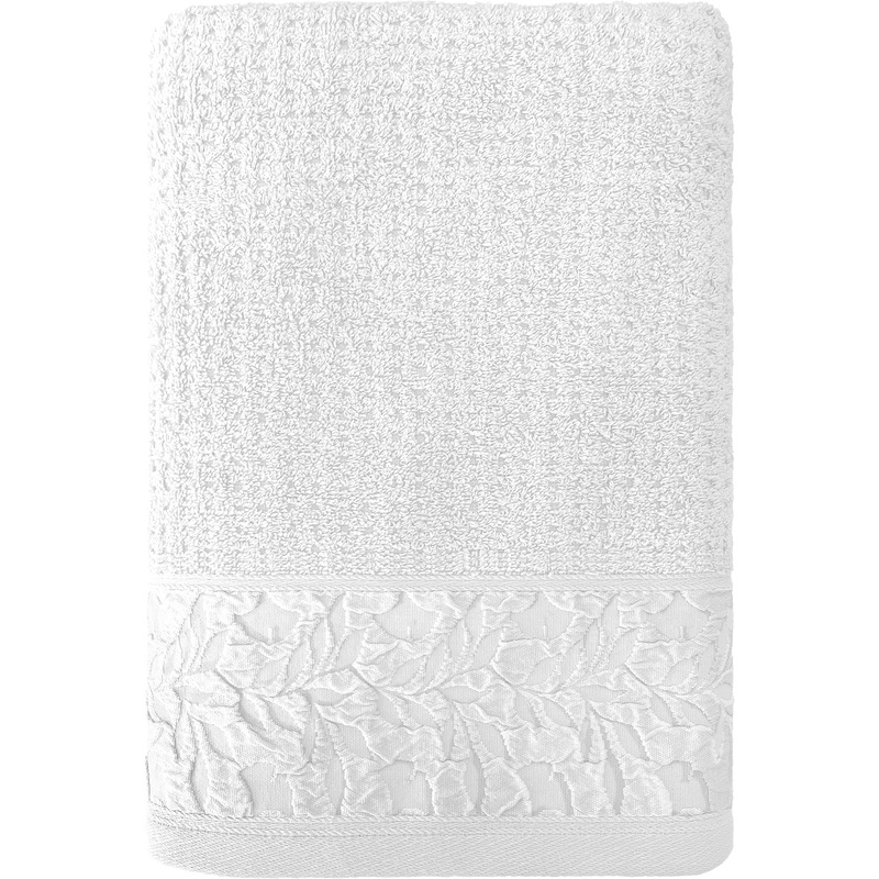 Изображение товара Полотенце махровое Clematis 70x140 см 500 г/кв.м белое