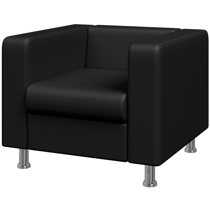 Изображение товара Кресло Алекто черное (искусственная кожа)