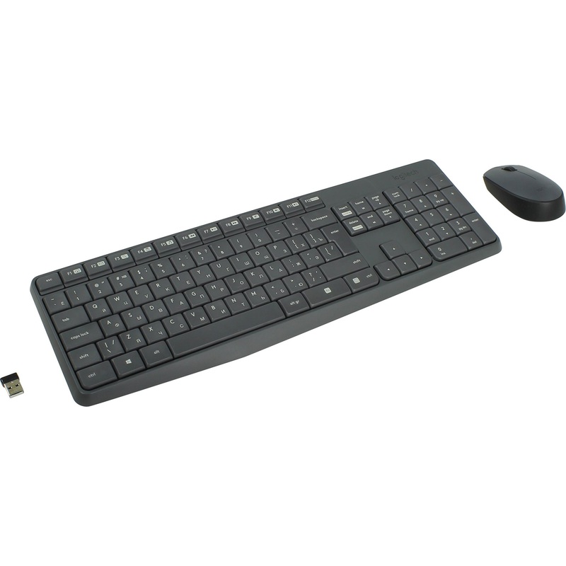 Изображение товара Комплект беспроводной клавиатуры и мыши Logitech MK235 (920-007948)