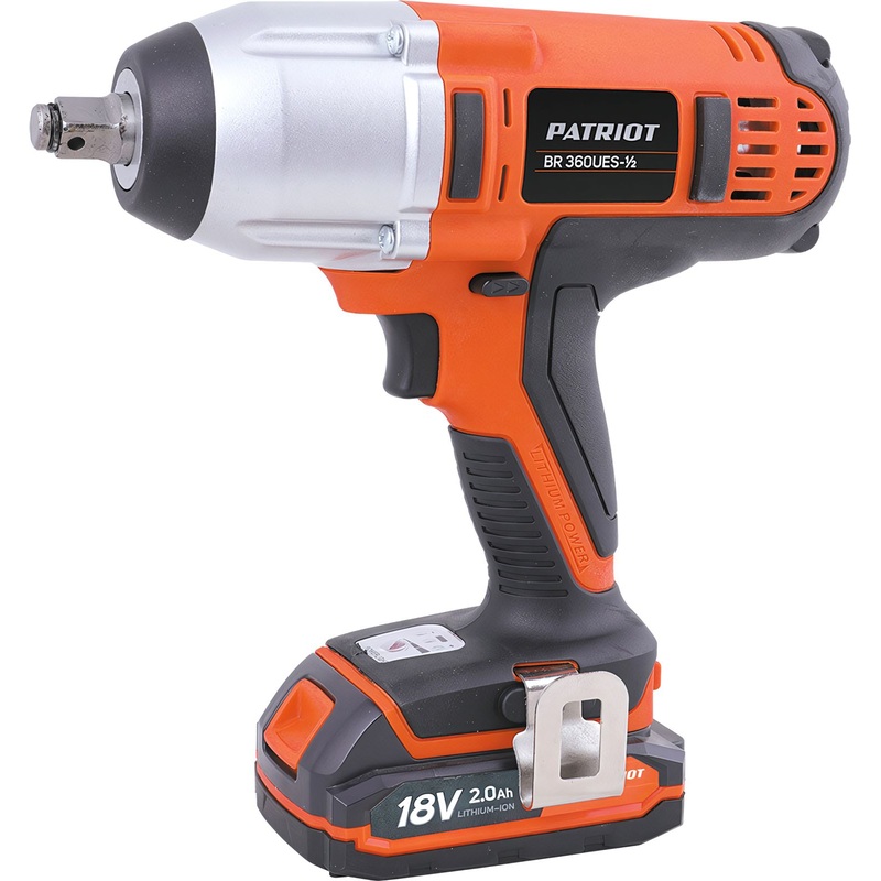 Изображение товара Гайковерт ударный Patriot BR 360UES 1/2 аккумуляторный 18 В 450 Н/м