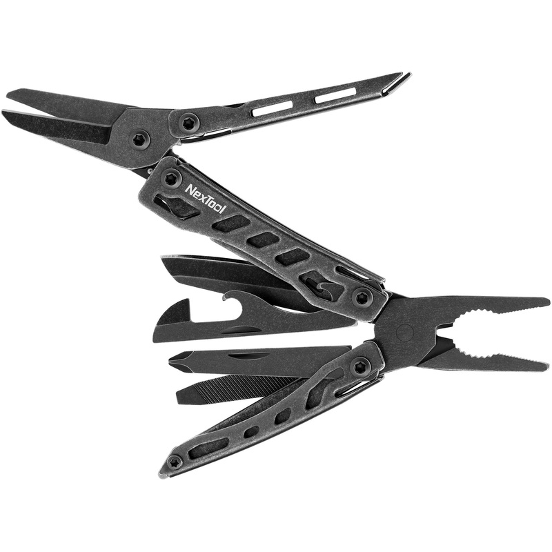 Изображение товара Мультитул Nextool Xiaomi Mini Flagship с 12 функциями черный