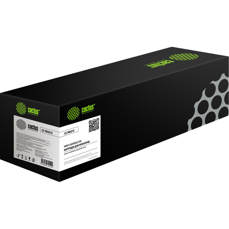Изображение товара Картридж лазерный Cactus TN-421C CS-TN421C для Brother голубой совместимый