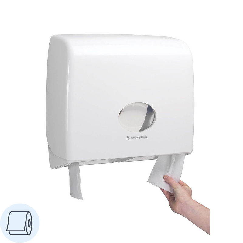 Изображение товара Диспенсер для туалетной бумаги Kimberly-Clark Aquarius пластиковый белый