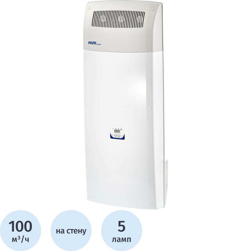 Изображение товара Облучатель-рециркулятор бактерицидный Pozis ОРБ-2Н настенный