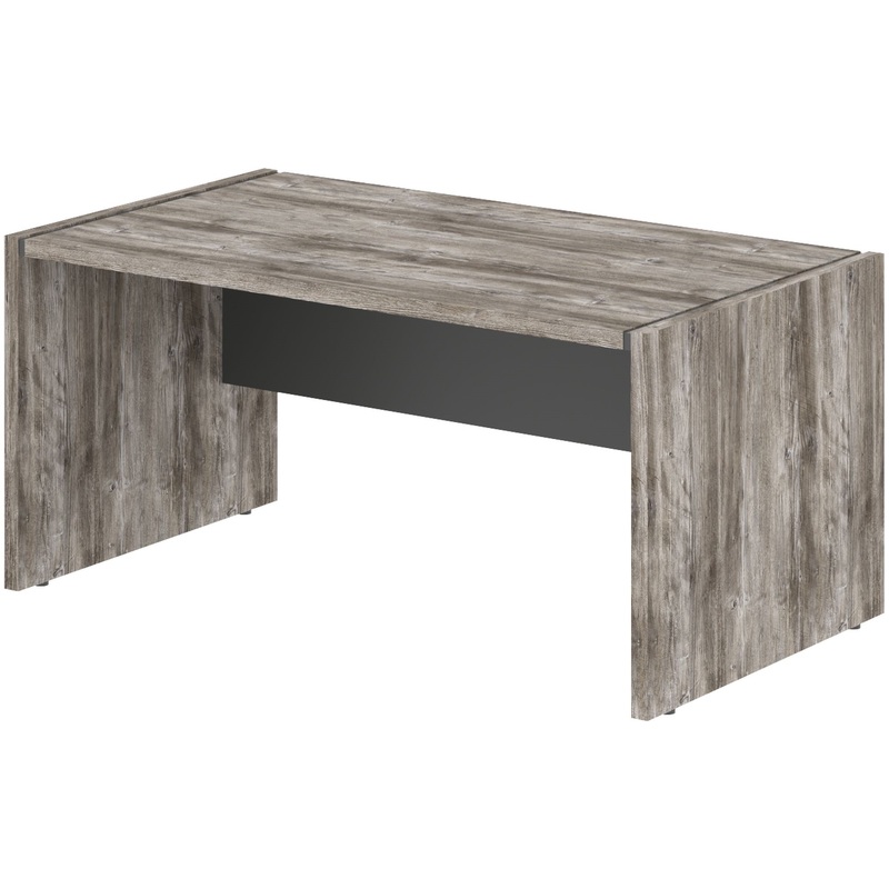 Изображение товара Стол руководителя Morris Trend MST 169 сосна нордик/антрацит 1600х900 мм