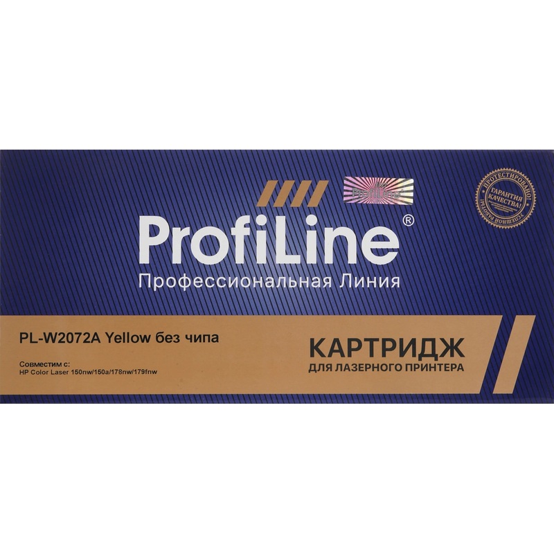 Изображение товара Тонер-картридж Profiline 117A PL-W2072A жёлтый для HP