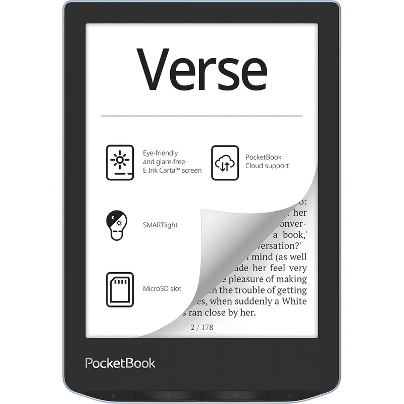 Изображение товара Электронная книга PocketBook 629 Verse Bright 6 дюймов голубая