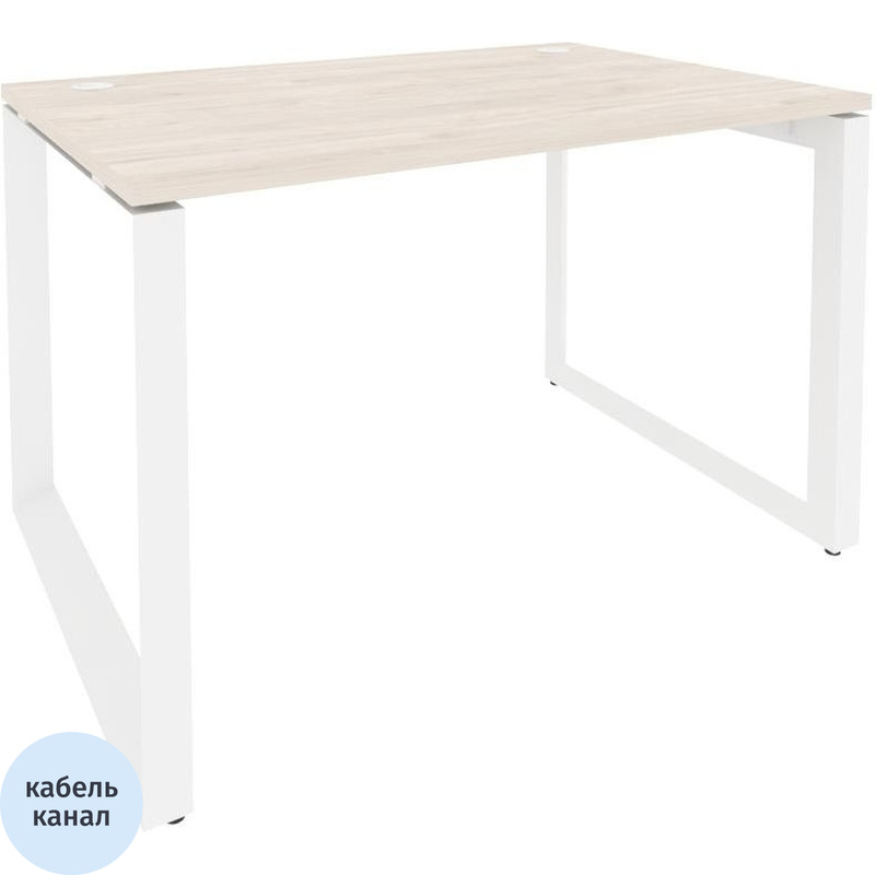 Изображение товара Стол прямой ONIX-О O.MO-SP-2.8 белый 1180х800х750 мм для офиса