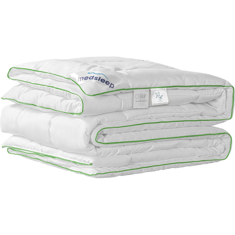 Изображение товара Одеяло евро макси Medsleep Dao 220x240 см стёганое с кантом белое