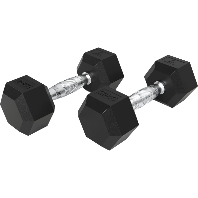 Изображение товара Набор гантелей DFC DB001-20 гексагональные по 20 кг 2 штуки