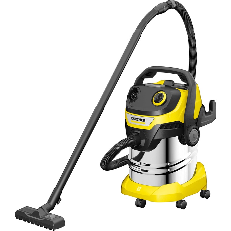 Изображение товара Пылесос Karcher WD 5 S V-25/5/22 жёлтый мощный сухой и влажный с аквафильтром