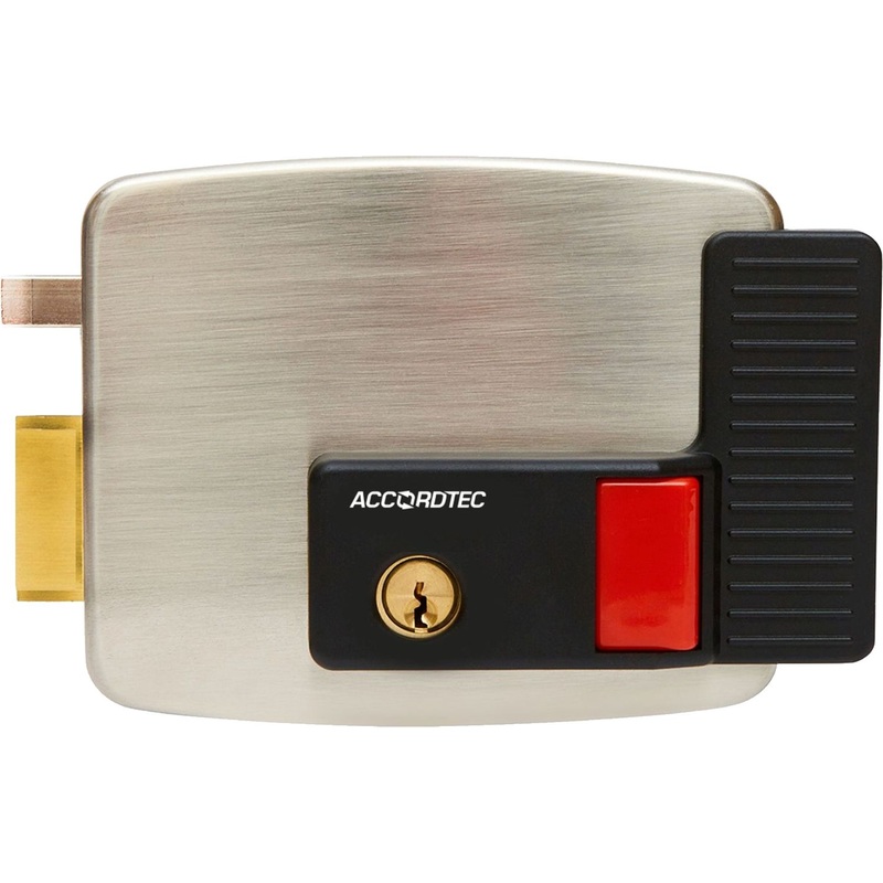 Изображение товара Электромеханический замок AccordTec AT-EL101GF.3 12 В уличный и внутренний серый