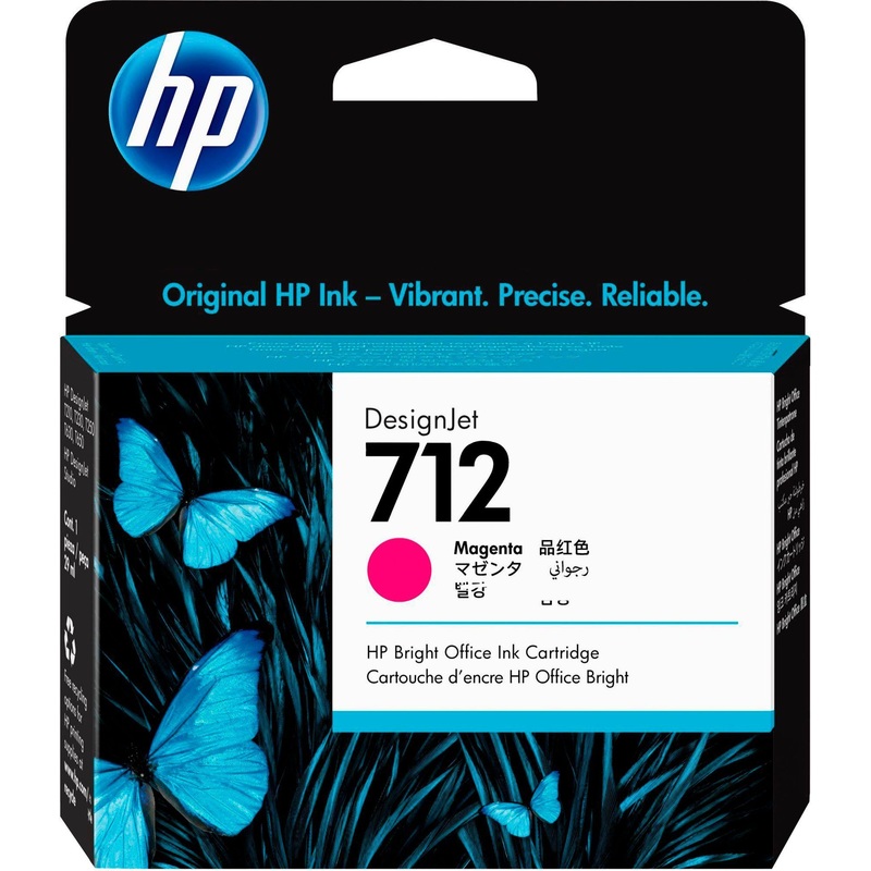 Изображение товара Картридж струйный HP 712 3ED68A пурпурный оригинальный