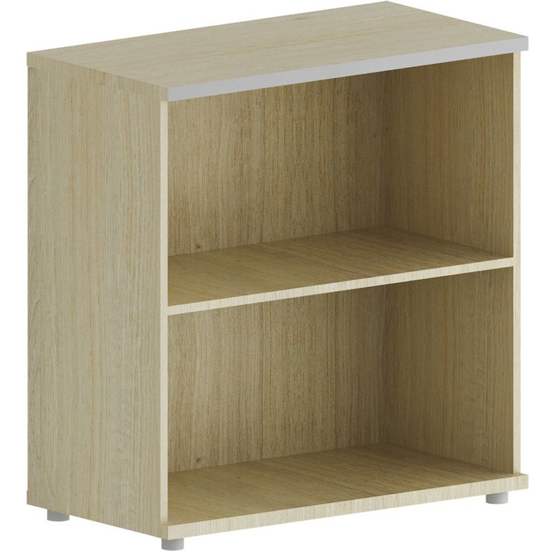 Изображение товара Стеллаж для документов Комус Мебель Сатурн-Д ясень низкий 802x420x848 мм