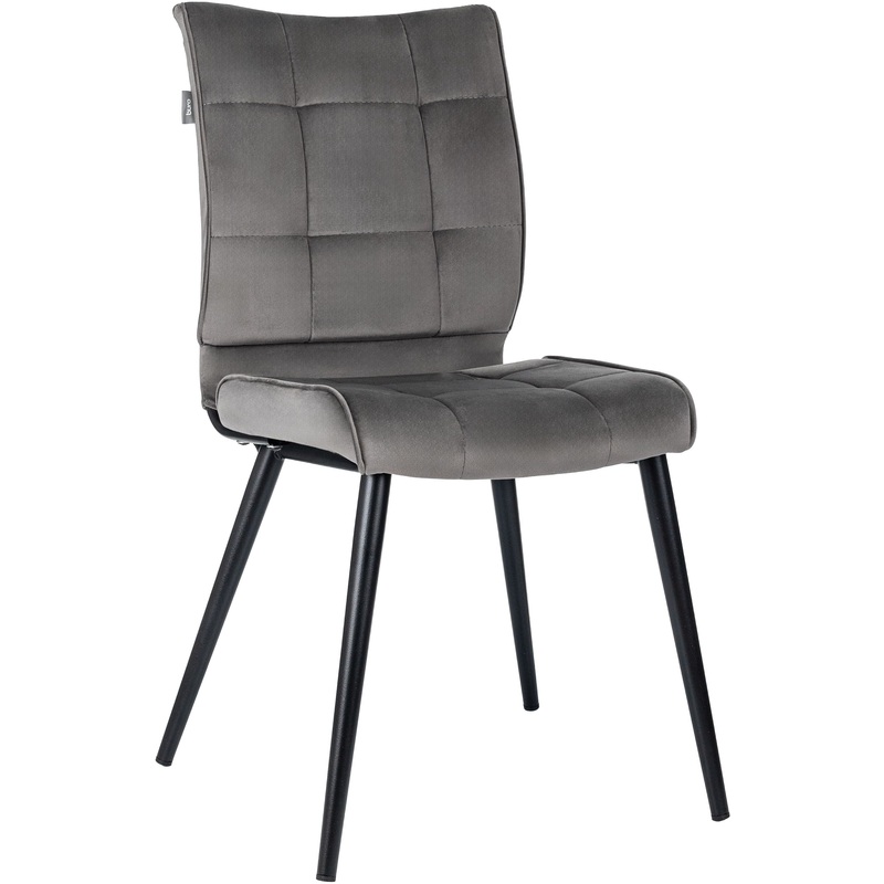 Изображение товара Обеденный стул Бюрократ CH-K10 тёмно-серый из ткани и металла