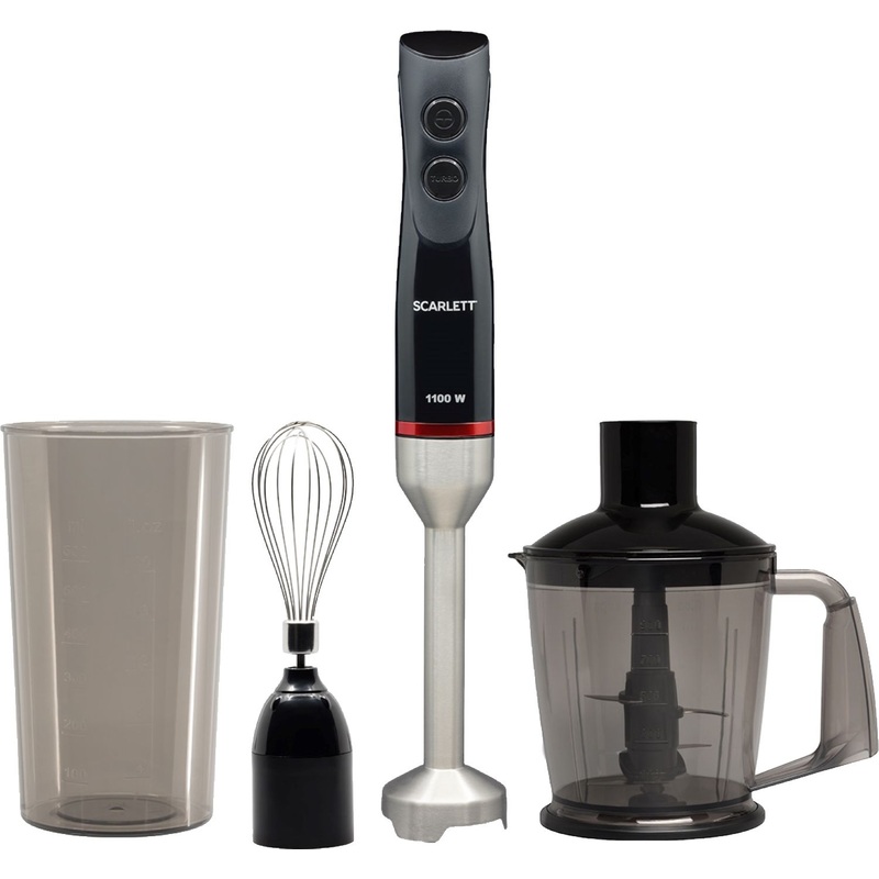 Изображение товара Погружной блендер Scarlett SC-HB42F89 мощностью 1100 Вт два режима работы