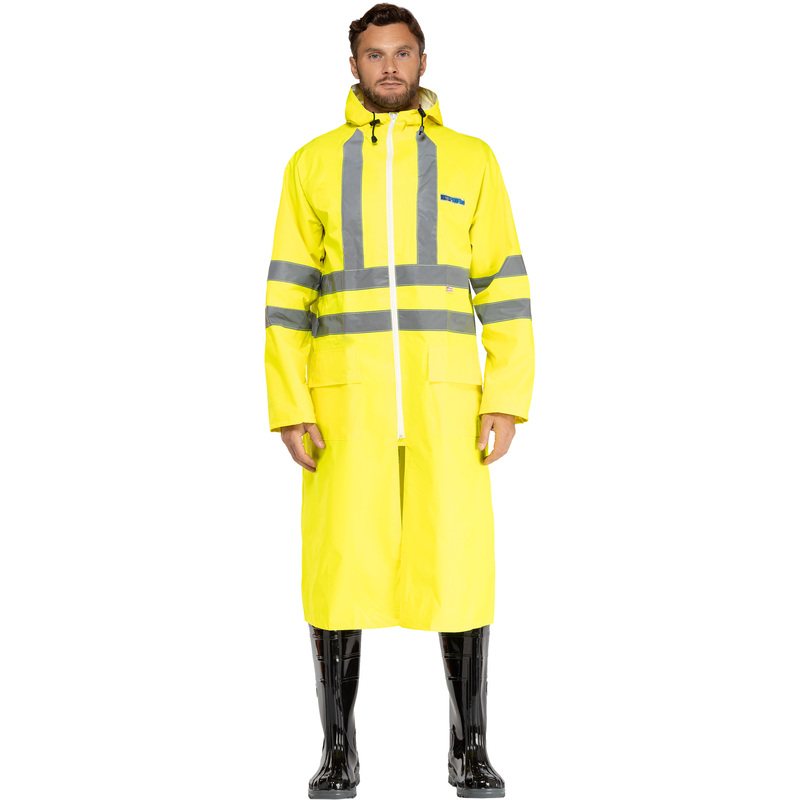 Изображение товара Плащ сигнальный влагозащитный Waterproof Line Extra-Vision лимонный размер 56-58