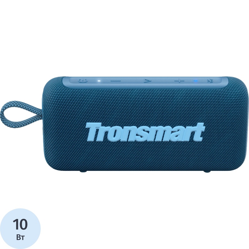 Изображение товара Портативная акустика Tronsmart Trip 2 синяя водоотталкивающая Bluetooth 5.3