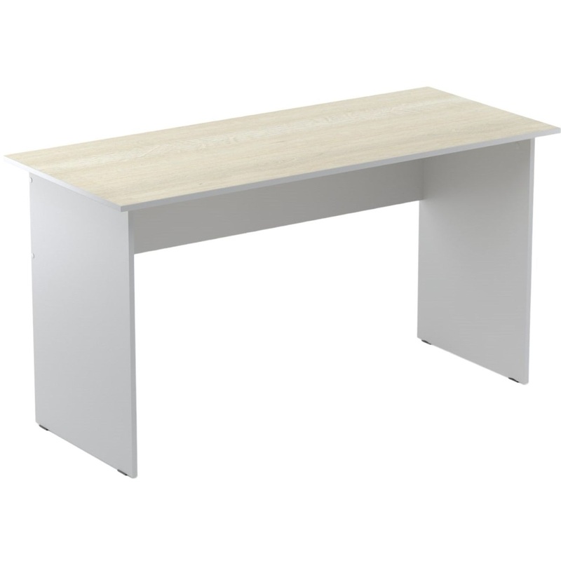 Изображение товара Стол прямой Easy to lead LT 16/16 серый дуб светлый 1400х600х740 мм