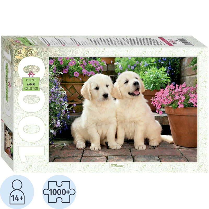 Изображение товара Пазл STEP puzzle company Весёлые друзья 1000 деталей для детей взрослых животных