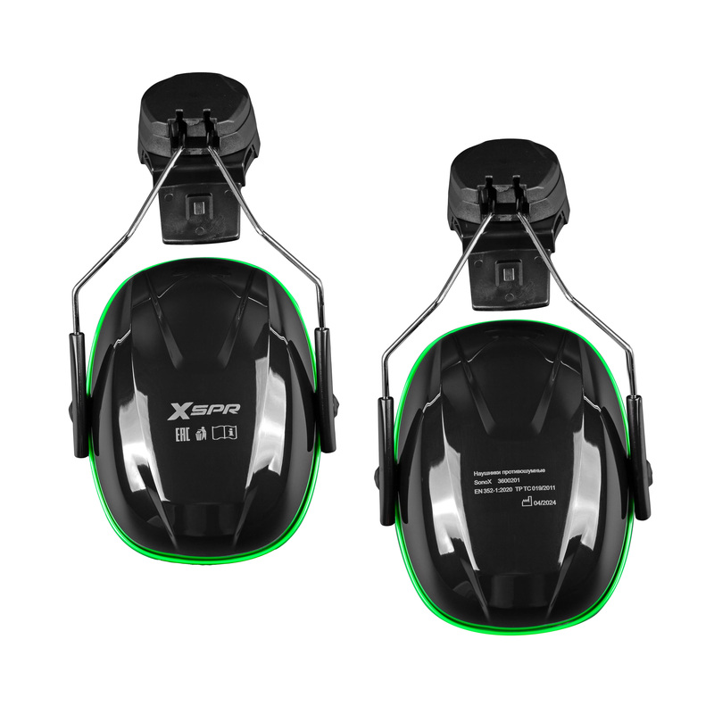 Изображение товара Наушники противошумные XSPR Сонокс с креплением на каску 30 дБ