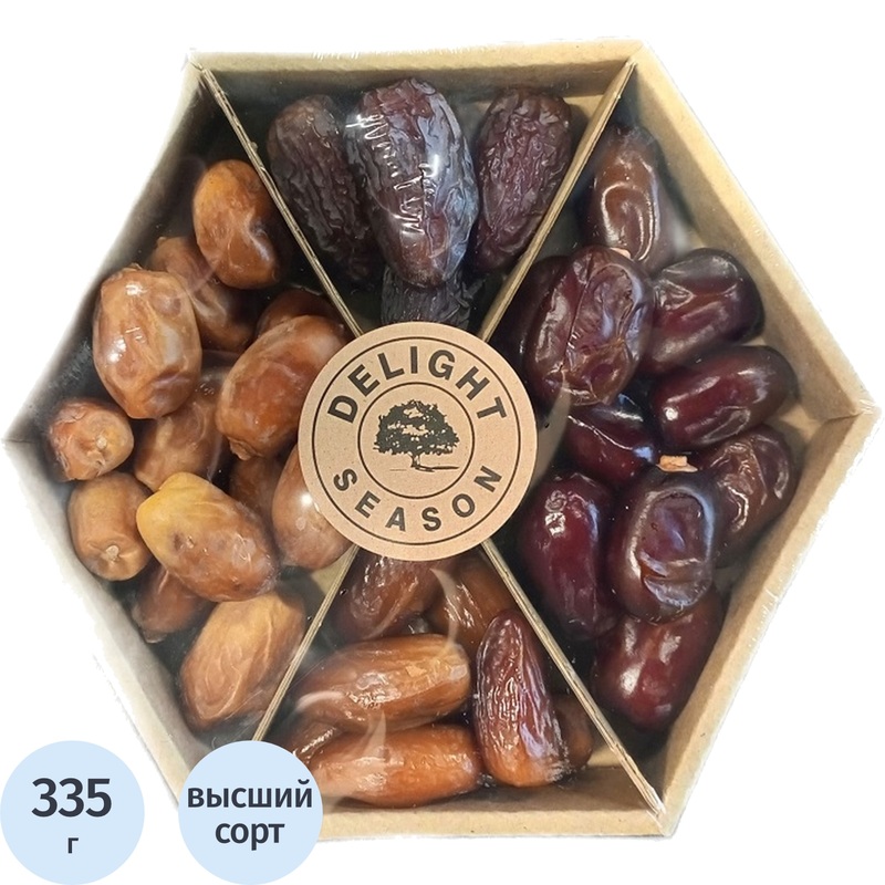 Изображение товара Финики сушёные Delight Season Императорский подарок 335 г