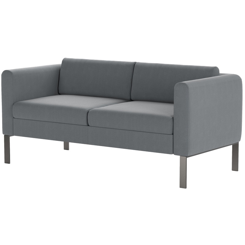 Изображение товара Диван двухместный Модерн серый (ткань)