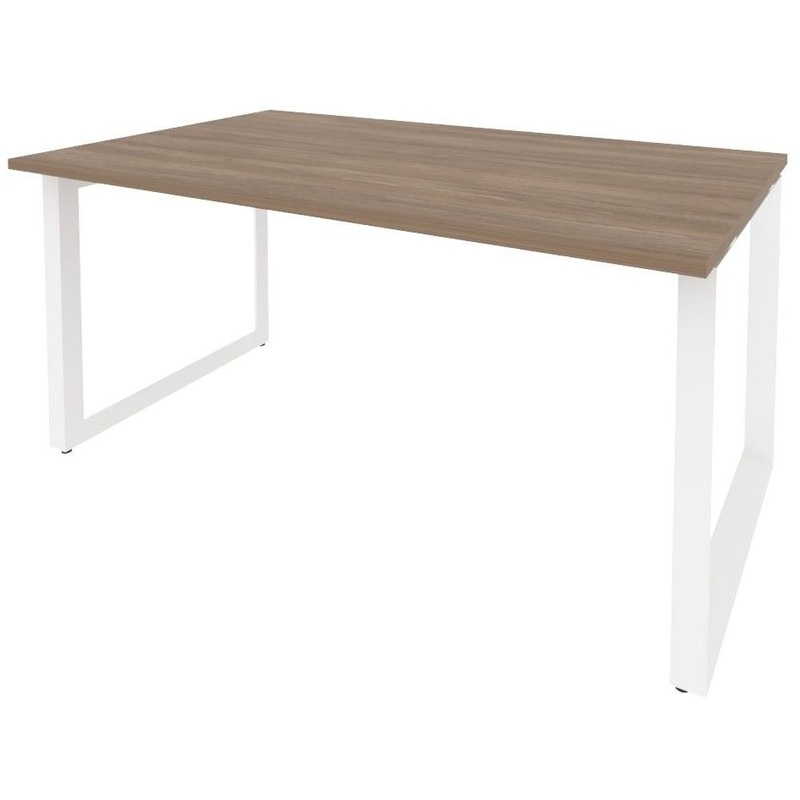 Изображение товара Стол для переговоров Onix-O O.MO-PRG-1.4 (дуб аризона/белый, 1580х980х750 мм)