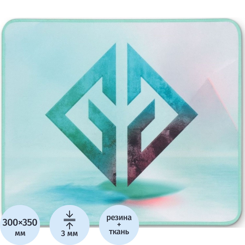 Изображение товара Коврик для мыши GMNG GG-PD350С тканевый с рисунком 300x350 мм