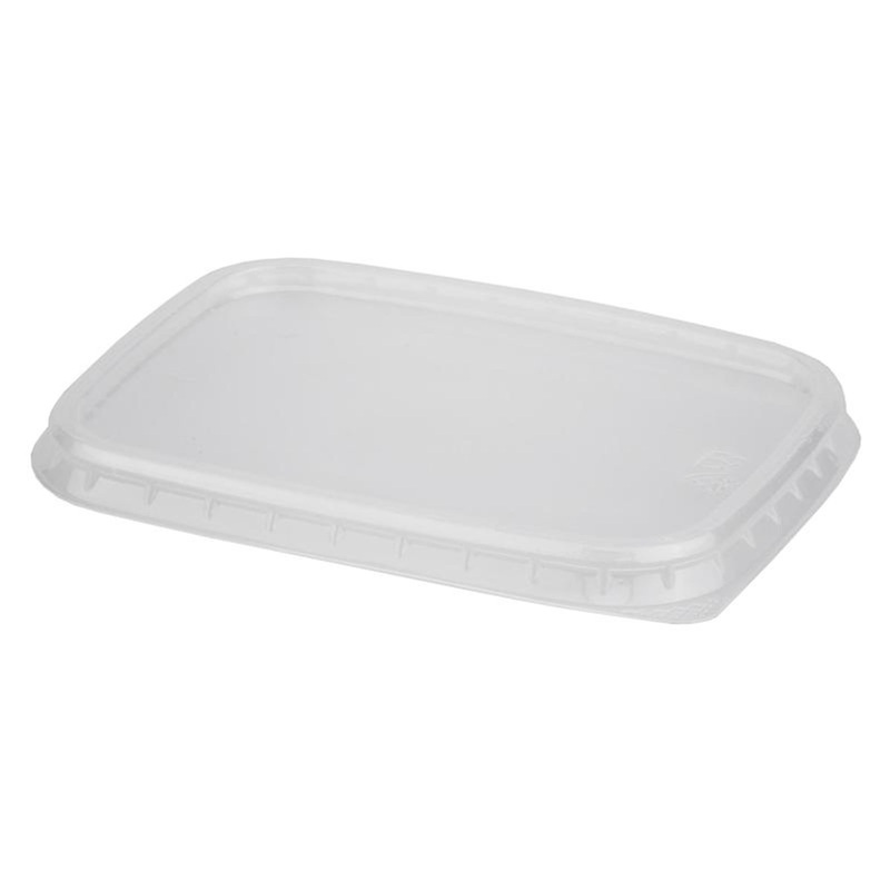 Изображение товара Крышка для контейнера К-108 прозрачная 108х82 мм 1000 штук цена