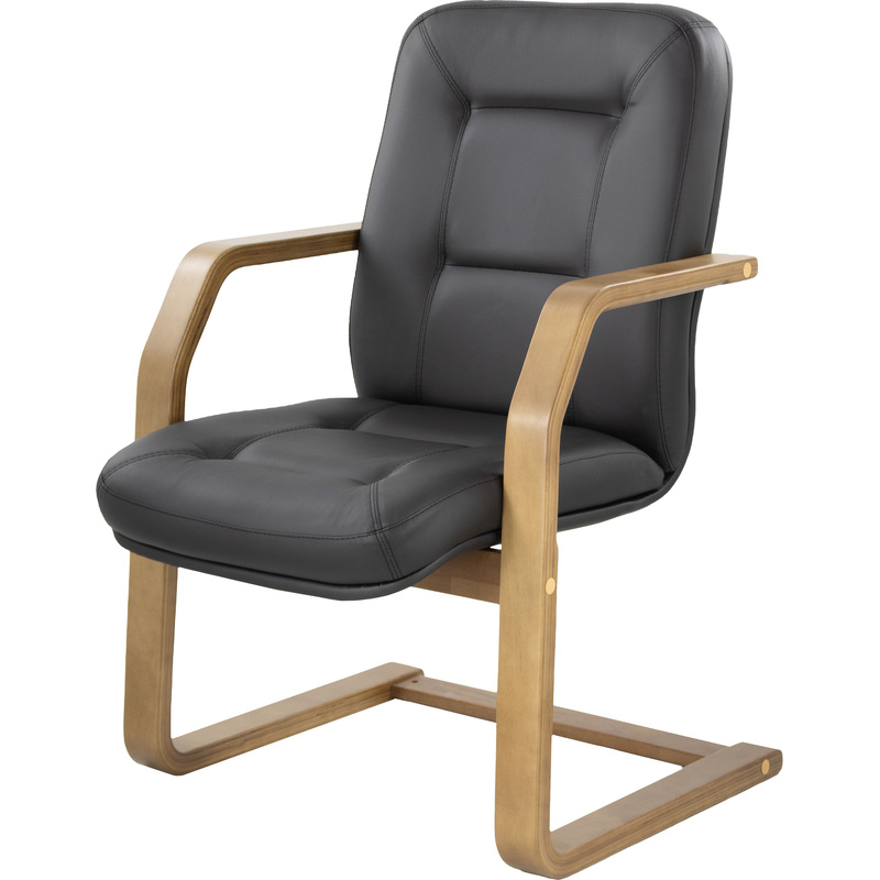 Изображение товара Конференц-кресло Идра чёрное/светлый орех - комфорт и стиль