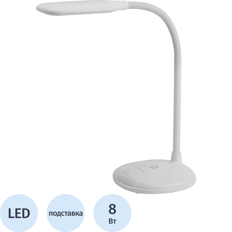 Изображение товара Настольный светильник Эра NLED-477-8W-W белый современный дизайн