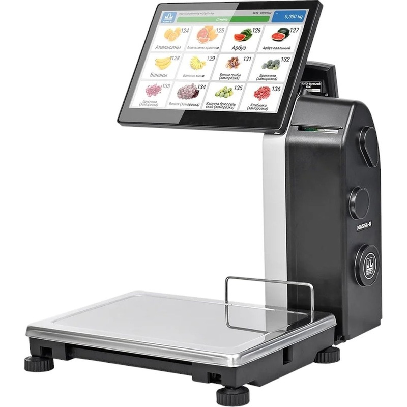 Изображение товара Весы торговые настольные Масса MK-15.2-S2L(12) с сенсорным дисплеем