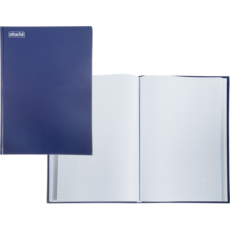 Изображение товара Книга учета 96 листов А4 в клетку на сшивке блок офсет Attache (обложка - бумвинил)