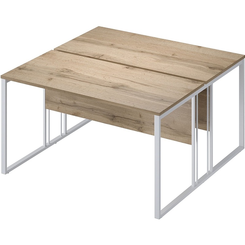 Изображение товара Рабочая станция K-Loft 241S018 с регулировкой высоты и дубовым декором