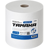 Материал протирочный нетканый в рулоне TAMAKA Alpha X60 750 листов 32x34  см белый 1-слойный