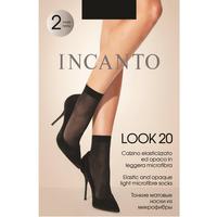 Носки женские Incanto Look nero 20 den (2 пары/4 штуки)