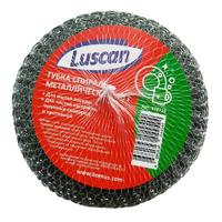 Губка для мытья посуды Luscan металлическая 110х110х40 мм 40 г