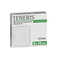 Пластырь-повязка Teneris 8x10 см на нетканой основе (10 штук в упаковке)